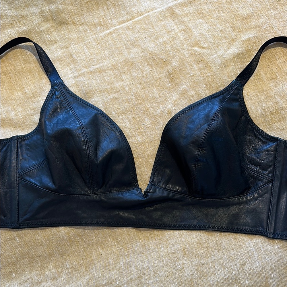 Kiki de Montparnasse Leather Bralette